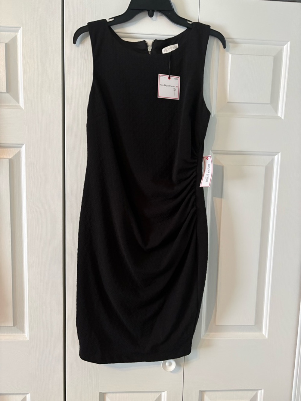Bisou Bisou Black Sleeveless Sheath Dress